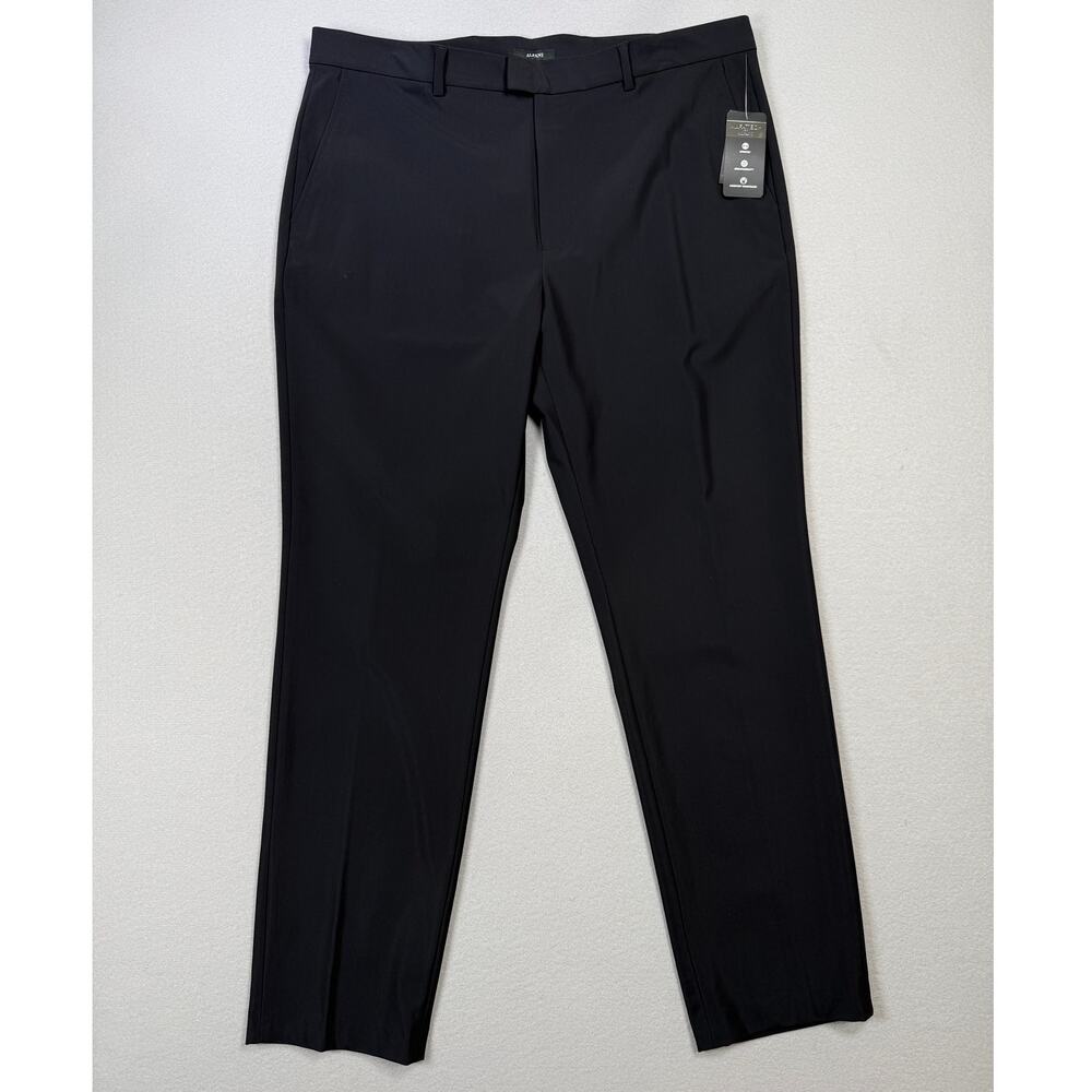 Alfani Men's Classic-Fit Solid Stretch Suit Pants black 38x32 $75